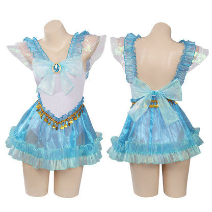 Sailor MooCostume de cosplay original de Sailor Mercury Mizuno Ami en maillot de bain pour Halloween Carnival Suicossky