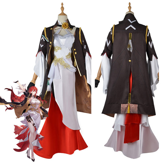 Honkai: Star RaiCostume de cosplay de Himeko pour Halloween et carnaval, costume de déguisement