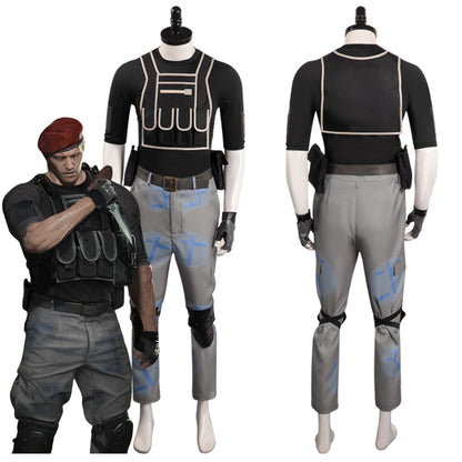 Jack Krauser Resident Evil 4 RemakCostume de cosplay pour Halloween et carnaval, costume de déguisement