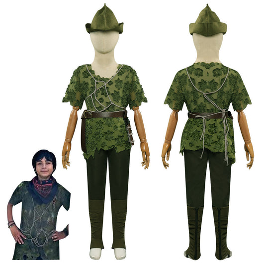 Peter Pan et WendPeter PaCostume de cosplay pour enfants pour Halloween et carnaval, costume de déguisement