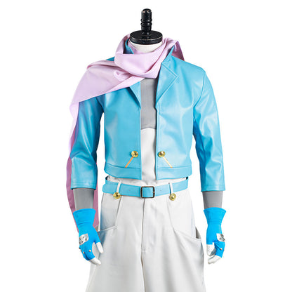 JoJo's Bizarre Adventure Partie 2: Battle Tendency Caesar Anthonio Zeppeli Manteau Pantalon Tenues Costume de cosplay