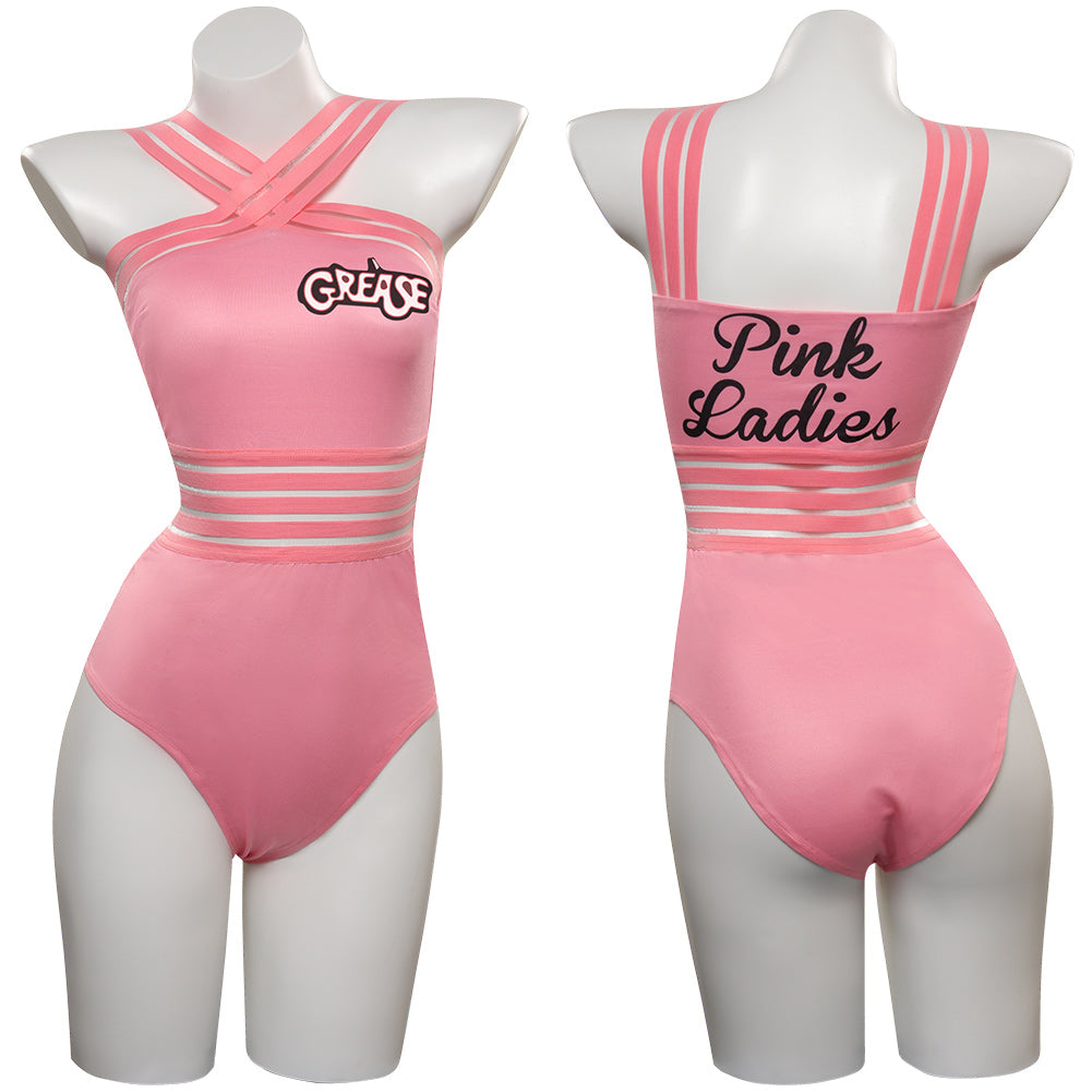 Grease : Maillot de bain des pom-pom girls de Rydell High Costume de cosplay Halloween Carnaval Costume de fête de déguisement