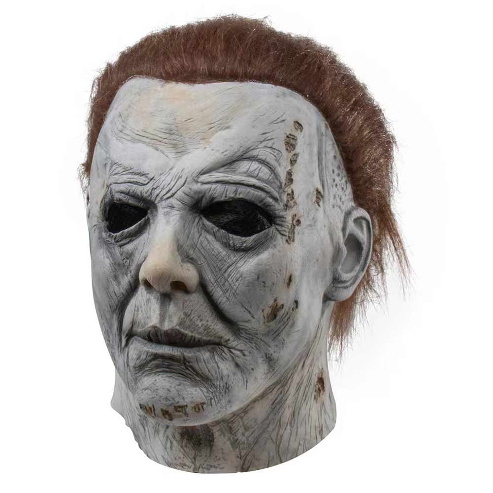 Halloween EndMasque de cosplay de Michael Myers en latex, accessoire de costume d'Halloween