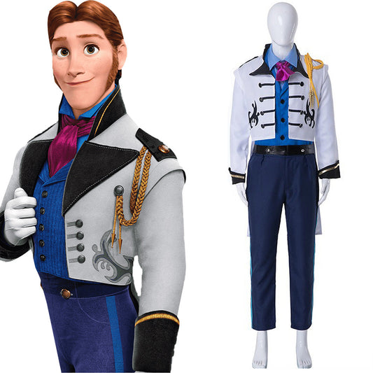 FrozeCostume de cosplay du prince Hans pour Halloween Carnival Suit