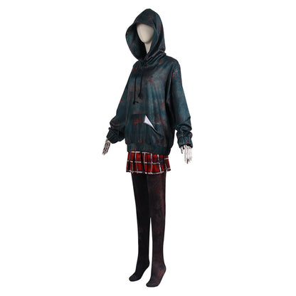 Dead by DaylighCostume de cosplay de Susie de The Legion avec manteau et pantalon pour Halloween, carnaval