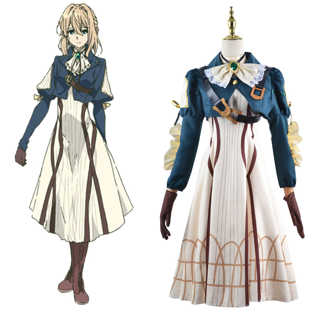 Violet Evergarden VioleCostume de cosplay pour Halloween, carnaval