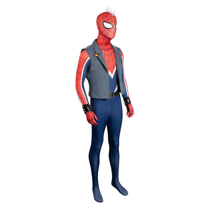 Spider-Man: Across The Spider-VersCostume de cosplay de Spider Punk pour Halloween, carnaval