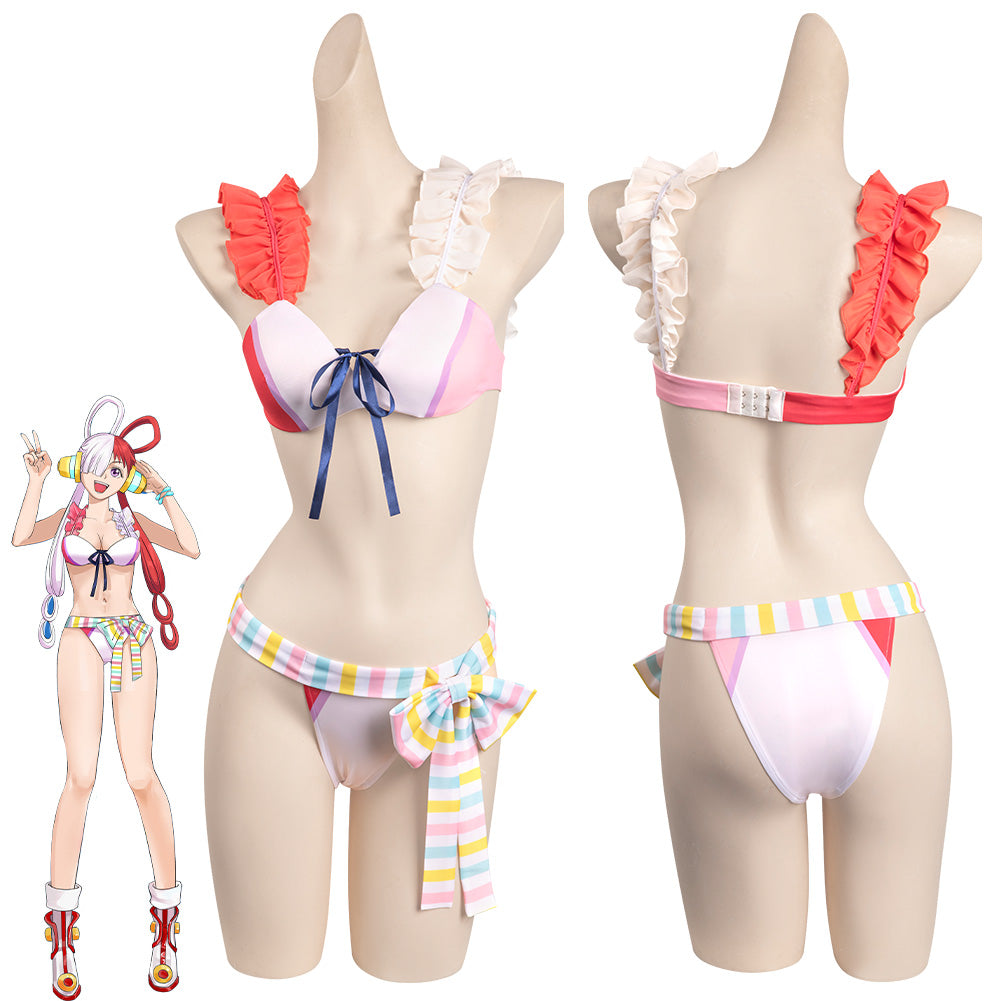 One PiecMaillot de bain d'Uta pour cosplay pour Halloween et carnaval, costume de déguisement