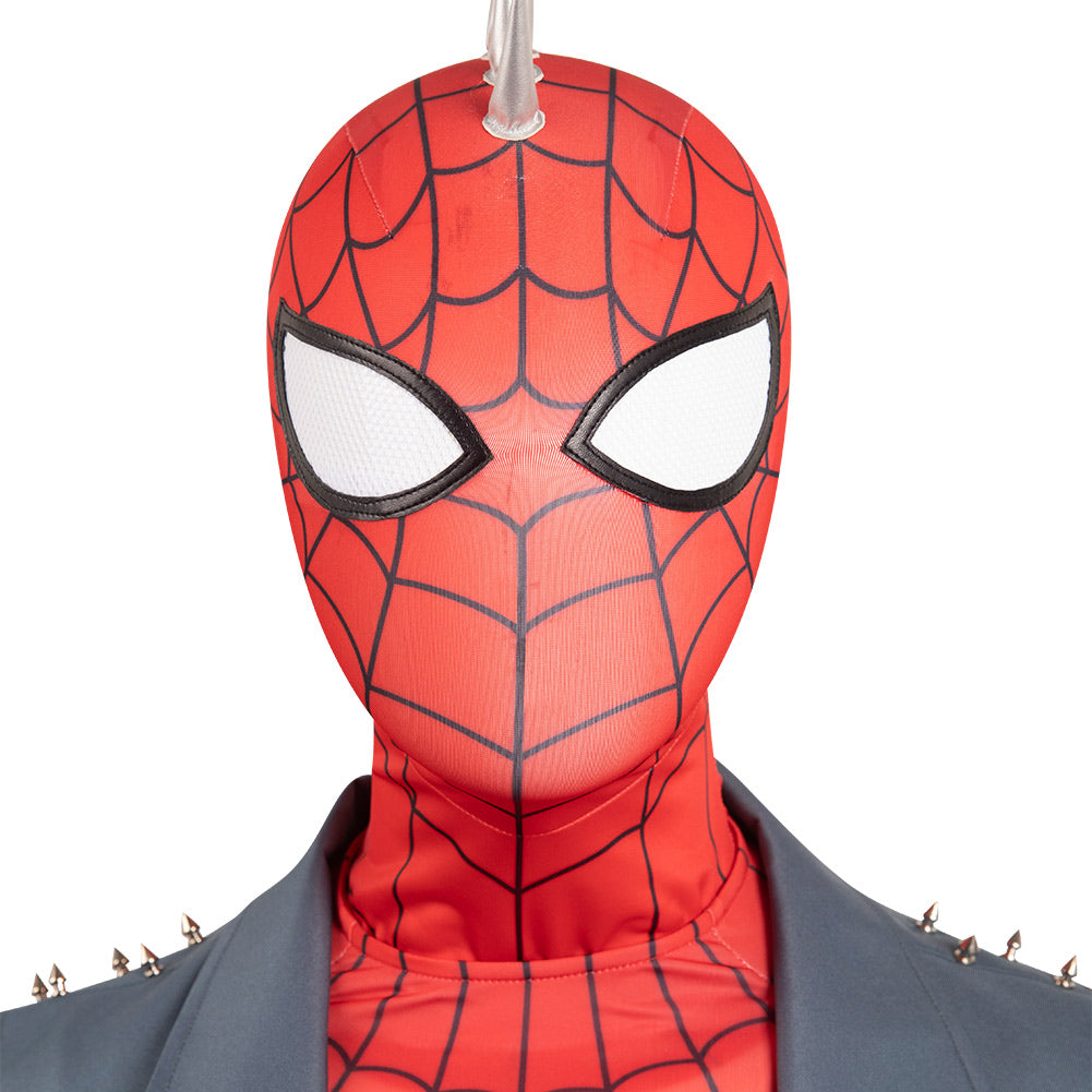 Spider-Man: Across The Spider-VersCostume de cosplay de Spider Punk pour Halloween, carnaval