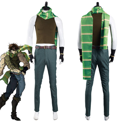 JoJo's Bizarre Adventure Part 2: Battle Tendency Joseph Joestar Costume de cosplay Pantalon Gilet Outfits Halloween Carnival Suit