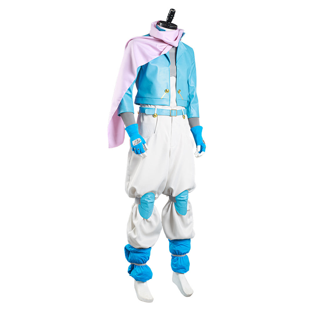 JoJo's Bizarre Adventure Partie 2: Battle Tendency Caesar Anthonio Zeppeli Manteau Pantalon Tenues Costume de cosplay