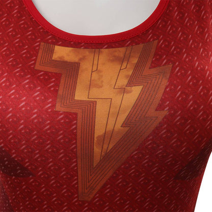 Shazam ! Fury of the GodMary Marvel Maillot de bain Costume de cosplay Manteau Tenues Halloween Carnaval Costume de fête