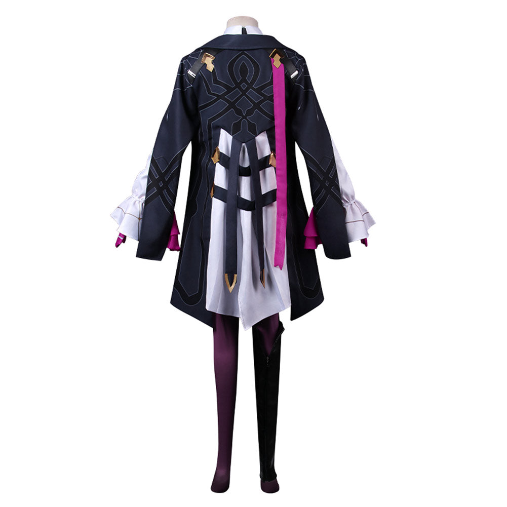 Anime Honkai: Star RaiCostume de cosplay de Kafka pour Halloween et carnaval, costume de déguisement