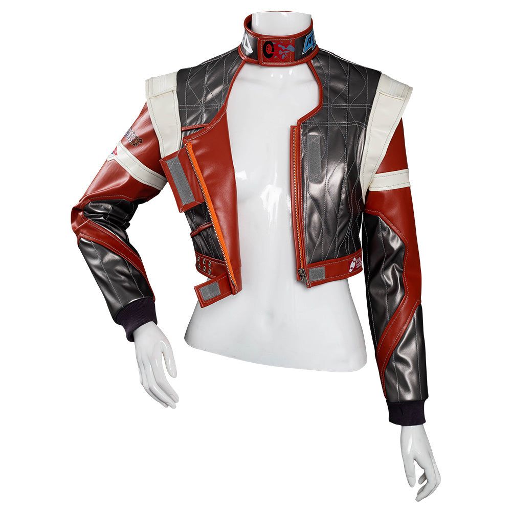 Cyberpunk 2077 Panam Palmer Manteau Costume d'Halloween Carnaval Costume de cosplay