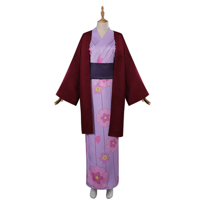 Kanroji MitsurCostume de cosplay en kimono pour Halloween et carnaval, costume de déguisement