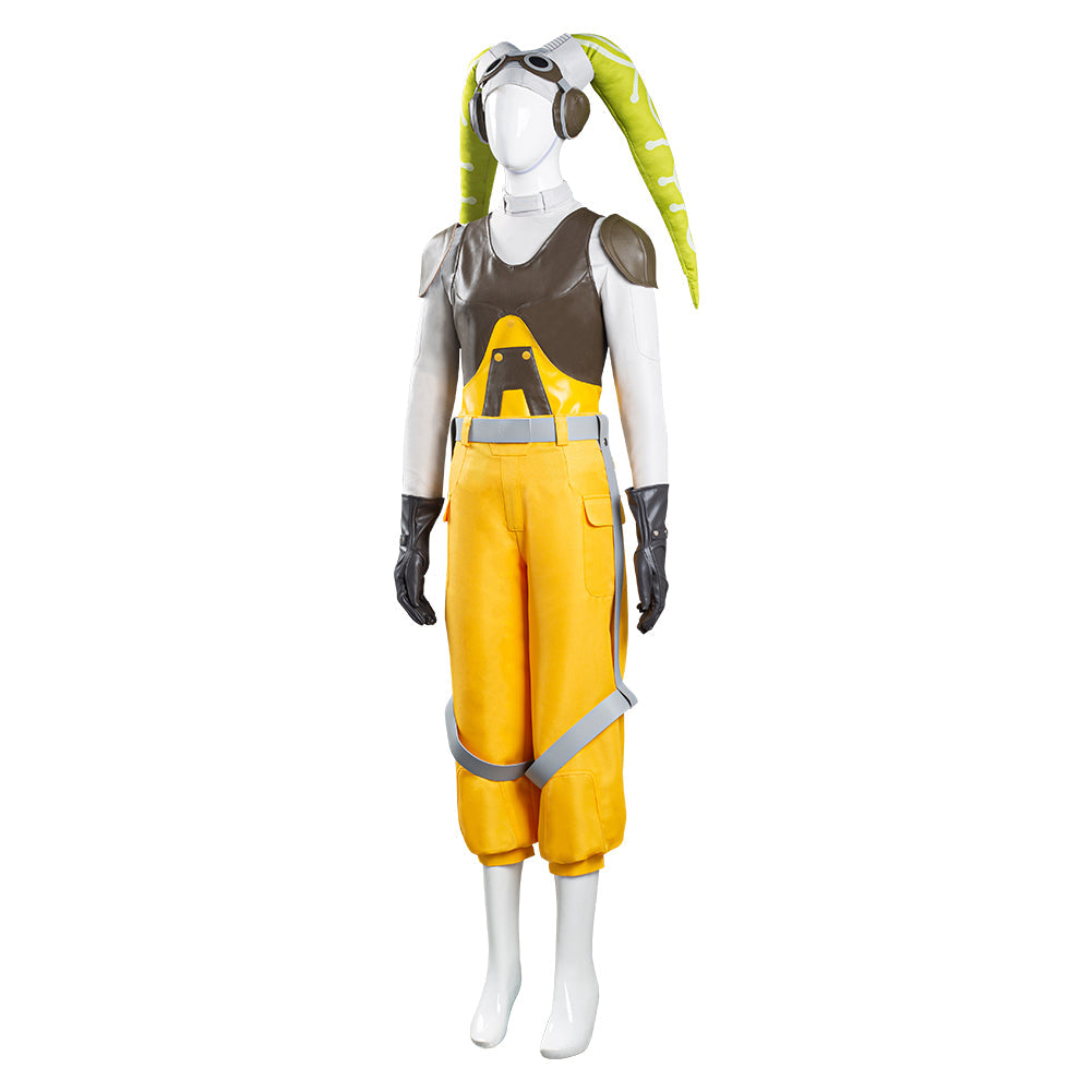 Star Wars Rebels Hera Syndulla Gilet Pantalon Tenue Halloween Carnival Suit Costume de cosplay pour femmes