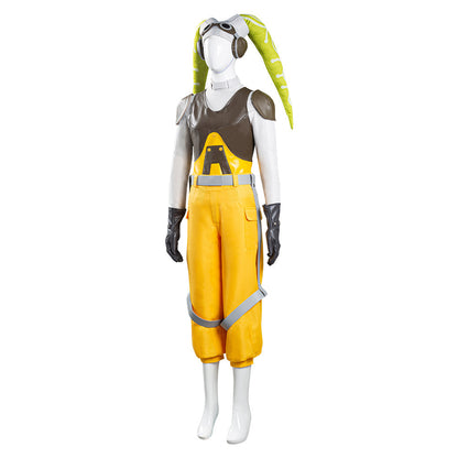 Star Wars Rebels Hera Syndulla Gilet Pantalon Tenue Halloween Carnival Suit Costume de cosplay pour femmes