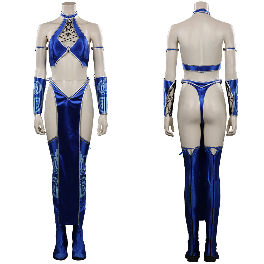 Mortal KombaAccessoires de costume de Kitana pour Halloween Carnival Suit Cosplay Costume