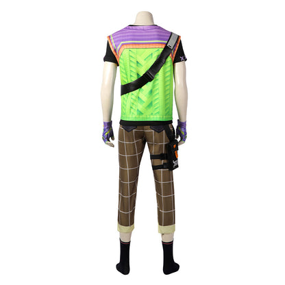 VALORANGekkCostume de cosplay avec t-shirt et pantalon pour Halloween et carnaval, costume de déguisement