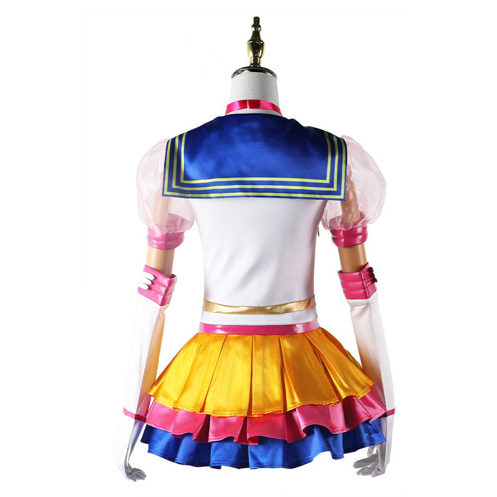 Sailor MooCostume de cosplay de Tsukino Usagi pour Halloween et carnaval, costume de déguisement