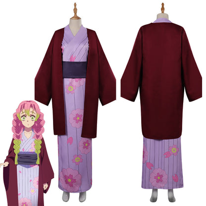 Kanroji MitsurCostume de cosplay en kimono pour Halloween et carnaval, costume de déguisement