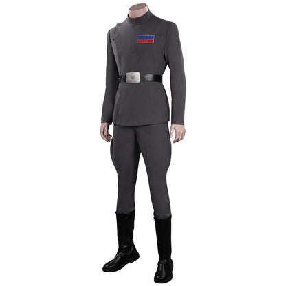 Star Wars Wilhuff Tarkin Costume gris de cosplay Tenues Halloween Carnaval Costume