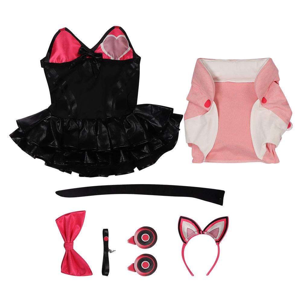 Tekken Costume de cosplay sexy de Lucky Chloe pour Halloween et carnaval, costume de déguisement