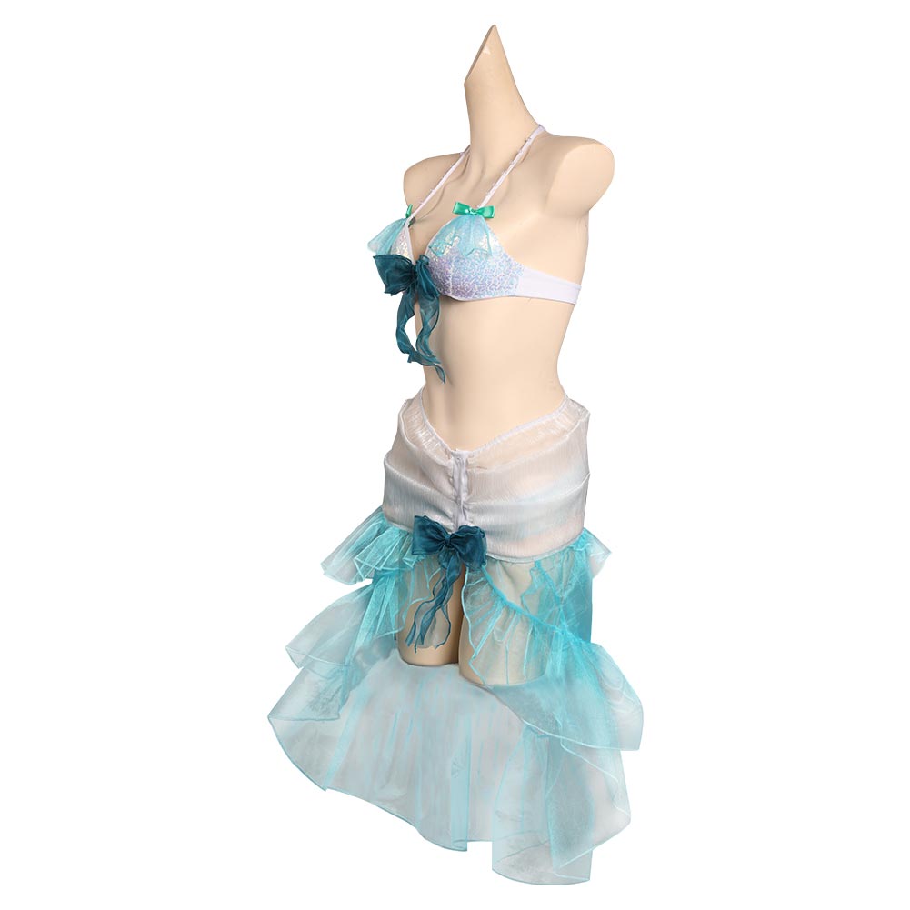 ArieCostume de cosplay en maillot de bain pour Halloween et carnaval, costume de déguisement