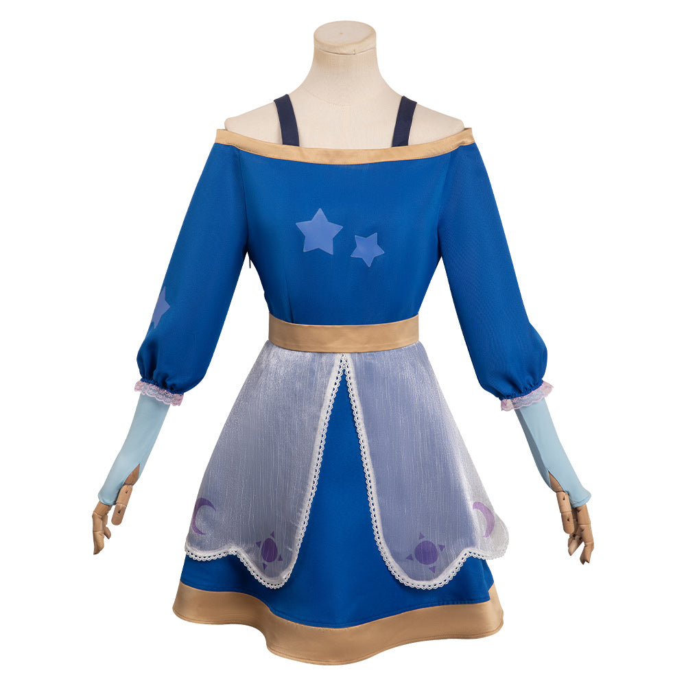 The Owl HousCostume de cosplay d'Amity avec robe pour Halloween, carnaval