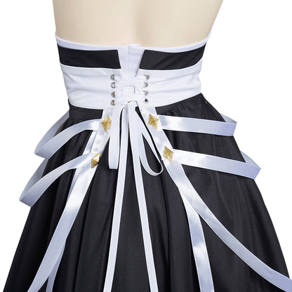 Azur LanKMS August von Parseval Robe de chambre de femme de chambre Tenues Halloween Carnaval Costume de cosplay