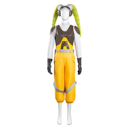 Star Wars Rebels Hera Syndulla Gilet Pantalon Tenue Halloween Carnival Suit Costume de cosplay pour femmes