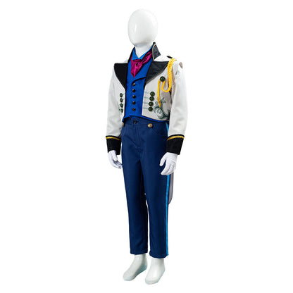 Costume de cosplay du prince Hans de La Reine des Neiges pour enfants Halloween Carnival Costume