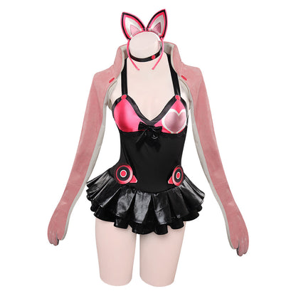 Tekken Costume de cosplay sexy de Lucky Chloe pour Halloween et carnaval, costume de déguisement