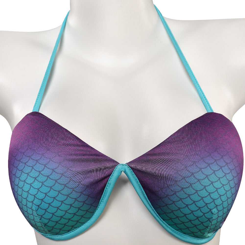 The Little MermaiCostume de cosplay d'Ariel en maillot de bain pour Halloween et carnaval, costume de déguisement