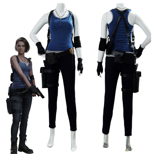 Costume de cosplay de Jill Valentine de Resident Evil 3: Remake Halloween Carnival Suit Cosplay Costume