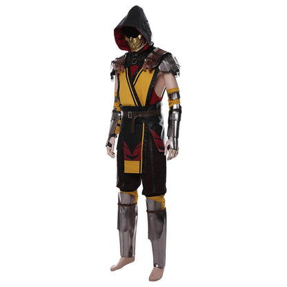 Mortal Kombat 11 Costume de cosplay Scorpion Tenues Halloween Carnaval Costume