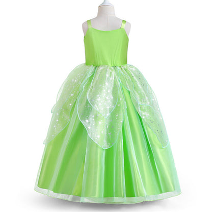 Enfants Filles Peter Pan & Wendy Tinker BelCostume de cosplay pour Halloween et carnaval, robe de déguisement