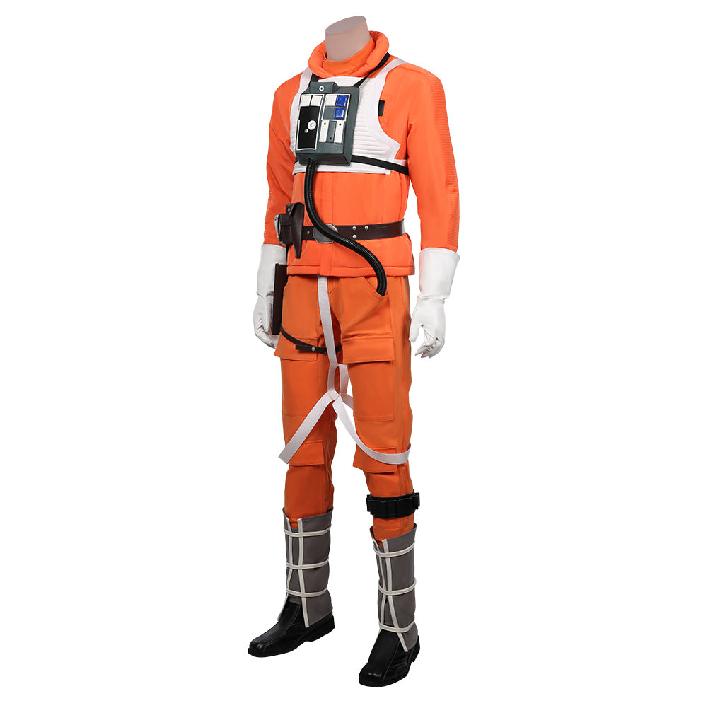 Star Wars Luke Skywalker Combinaison de pilote Halloween Carnival Suit Costume de cosplay