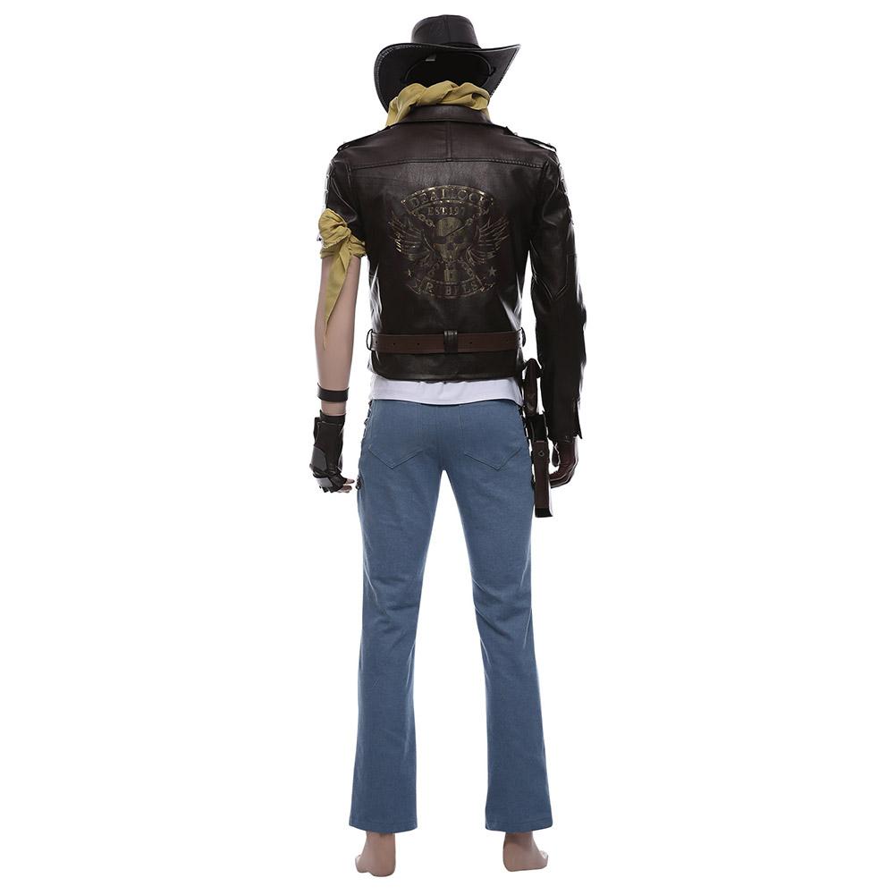 Overwatch Jesse McCree Costume pour hommes Halloween 2021 Costume de cosplay