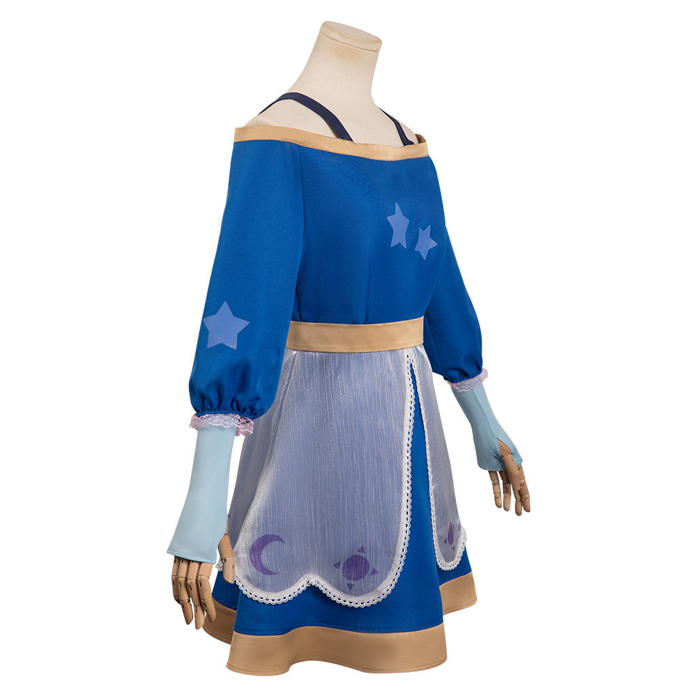 The Owl HousCostume de cosplay d'Amity avec robe pour Halloween, carnaval