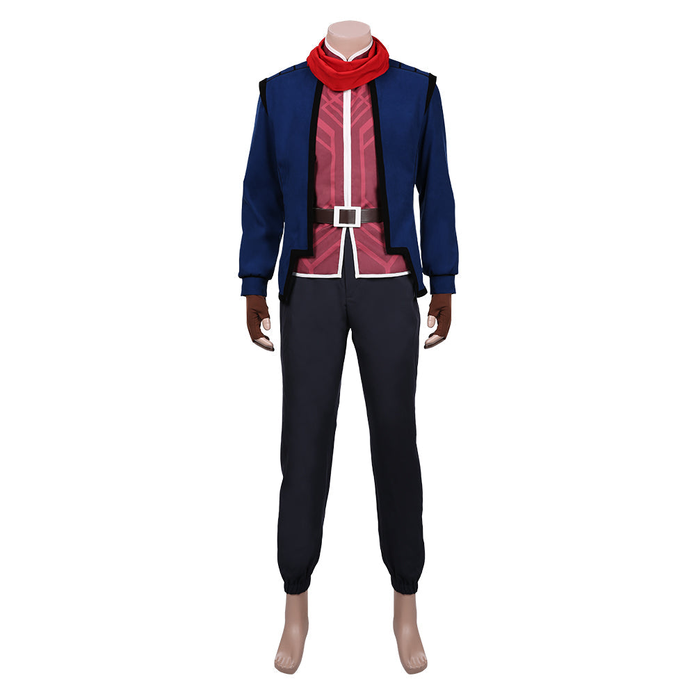 Le Prince DragoCallum Manteau Uniforme Tenue Halloween Carnival Suit Costume de cosplay