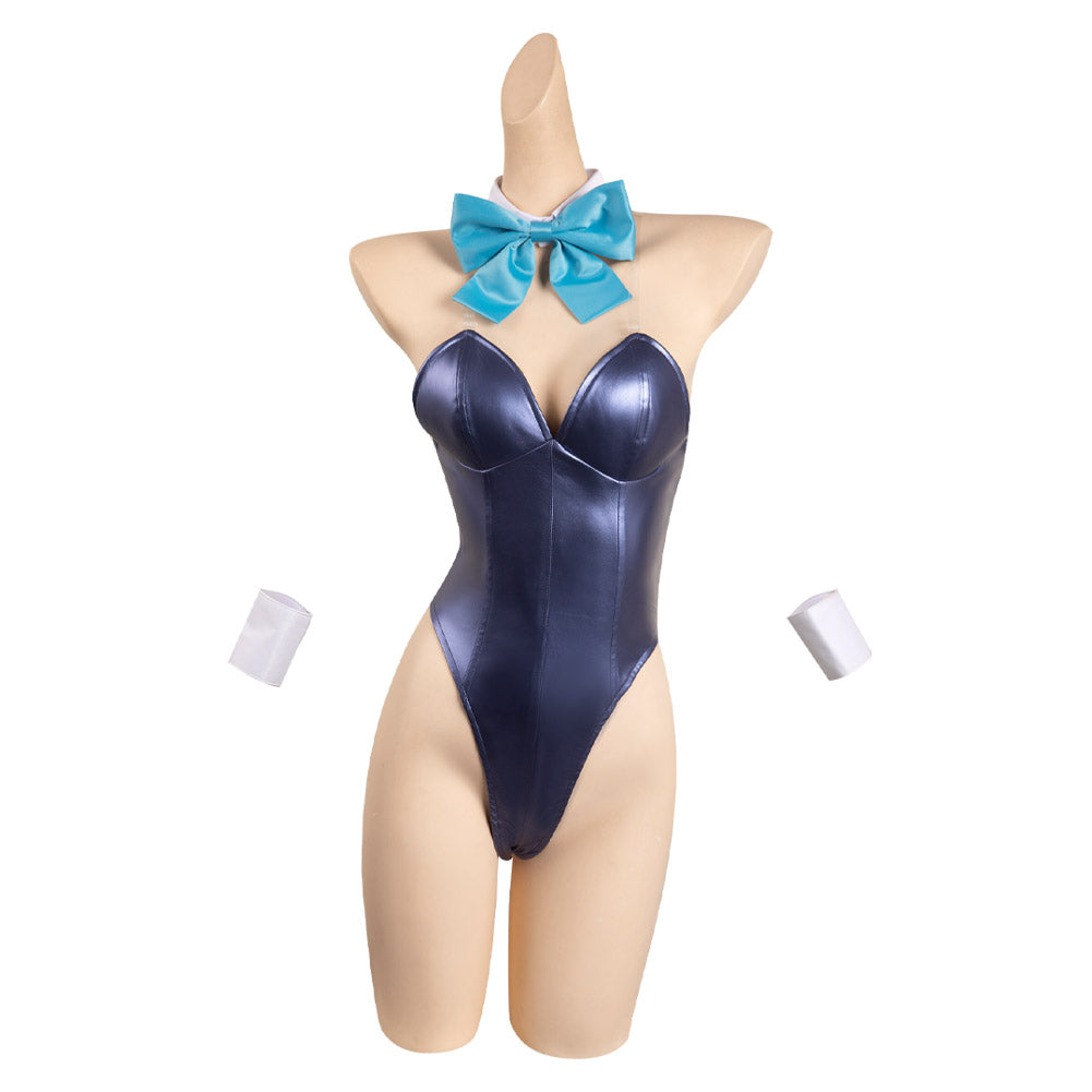 Blue ArchivCostume de cosplay d'Asuma Toki avec tenue de bunny girl pour Halloween, carnaval