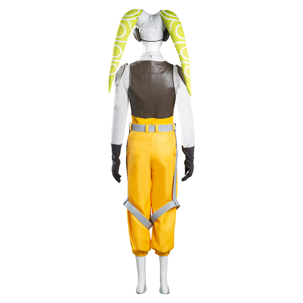 Star Wars Rebels Hera Syndulla Gilet Pantalon Tenue Halloween Carnival Suit Costume de cosplay pour femmes