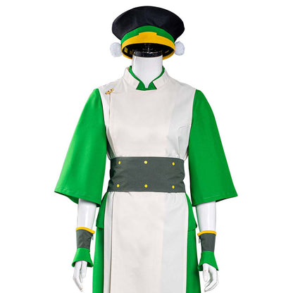 Avatar : Le Dernier Maître de l'Air Toph Bengfang Tenue Halloween Carnival Suit Costume de cosplay