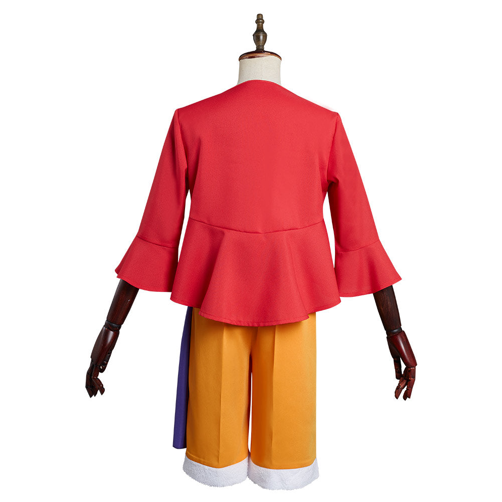 One PiecTenue de Monkey D. Luffy Outfits Halloween Carnival Suit Cosplay Costume