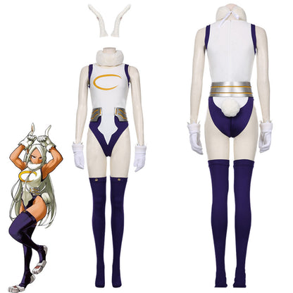 Combinaison de lapin de My Hero Academia Bunny Girl Cosplay Bodysuit Rompers Suit Miruko Combinaison sexy de Miruko Cosplay Costume