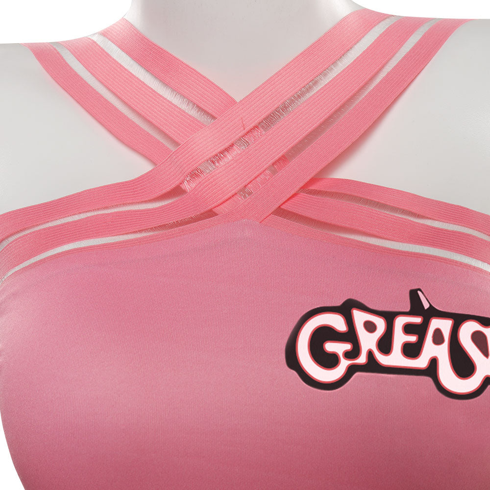 Grease : Maillot de bain des pom-pom girls de Rydell High Costume de cosplay Halloween Carnaval Costume de fête de déguisement