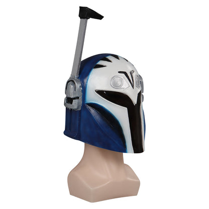 The MandaloriaMasque de cosplay Bo-Katan Kryze en latex pour Halloween et carnaval