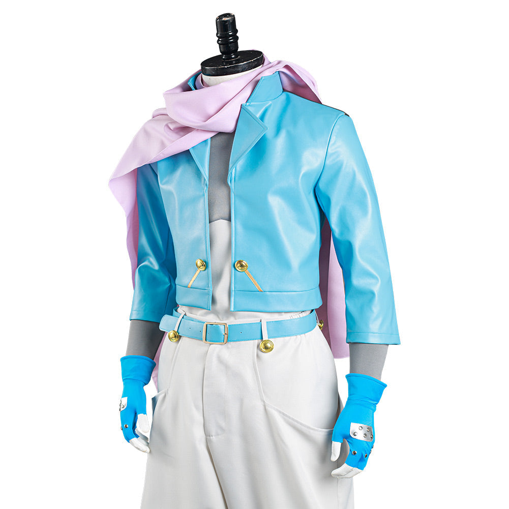 JoJo's Bizarre Adventure Partie 2: Battle Tendency Caesar Anthonio Zeppeli Manteau Pantalon Tenues Costume de cosplay