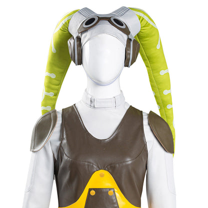 Star Wars Rebels Hera Syndulla Gilet Pantalon Tenue Halloween Carnival Suit Costume de cosplay pour femmes